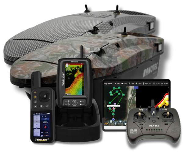 Nanotec GT FishingRobot voerboot met autopilot & fishfinder