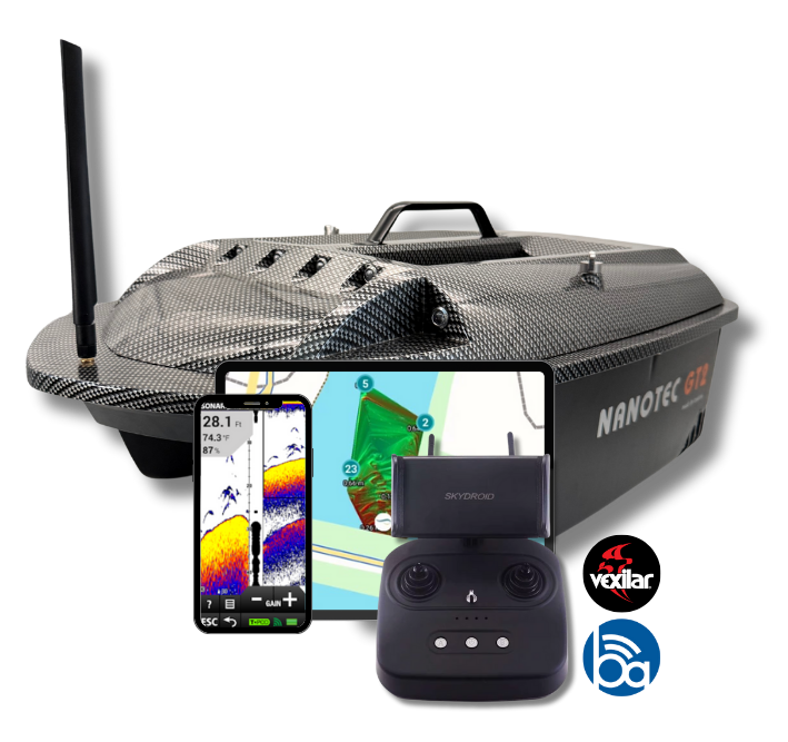 Nanote GT2 Autopilot voerboot BBT - Carbon