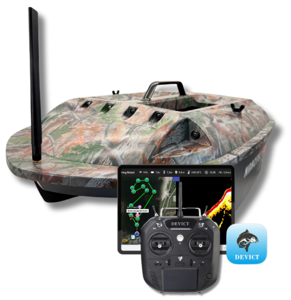 Nanotec GT2 AutoPilot voerboot FishingRobot - Camo