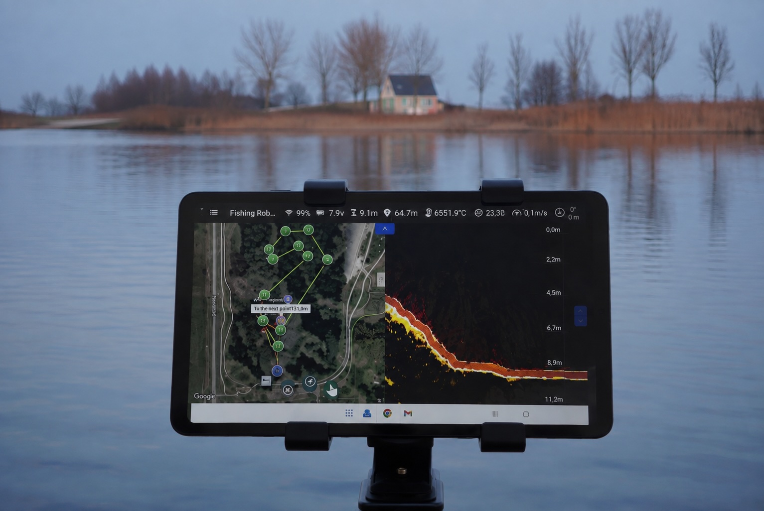 GT FishingRobot AutoPilot Screen