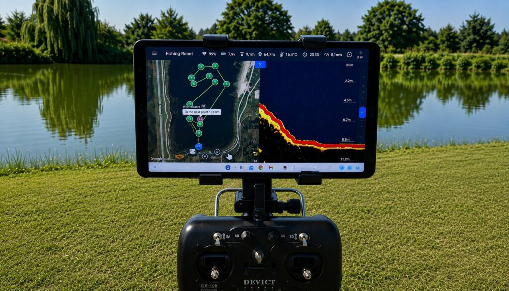 GT Standaard voerboot โ FishFun Baitboats GT FishingRobot Autopilot