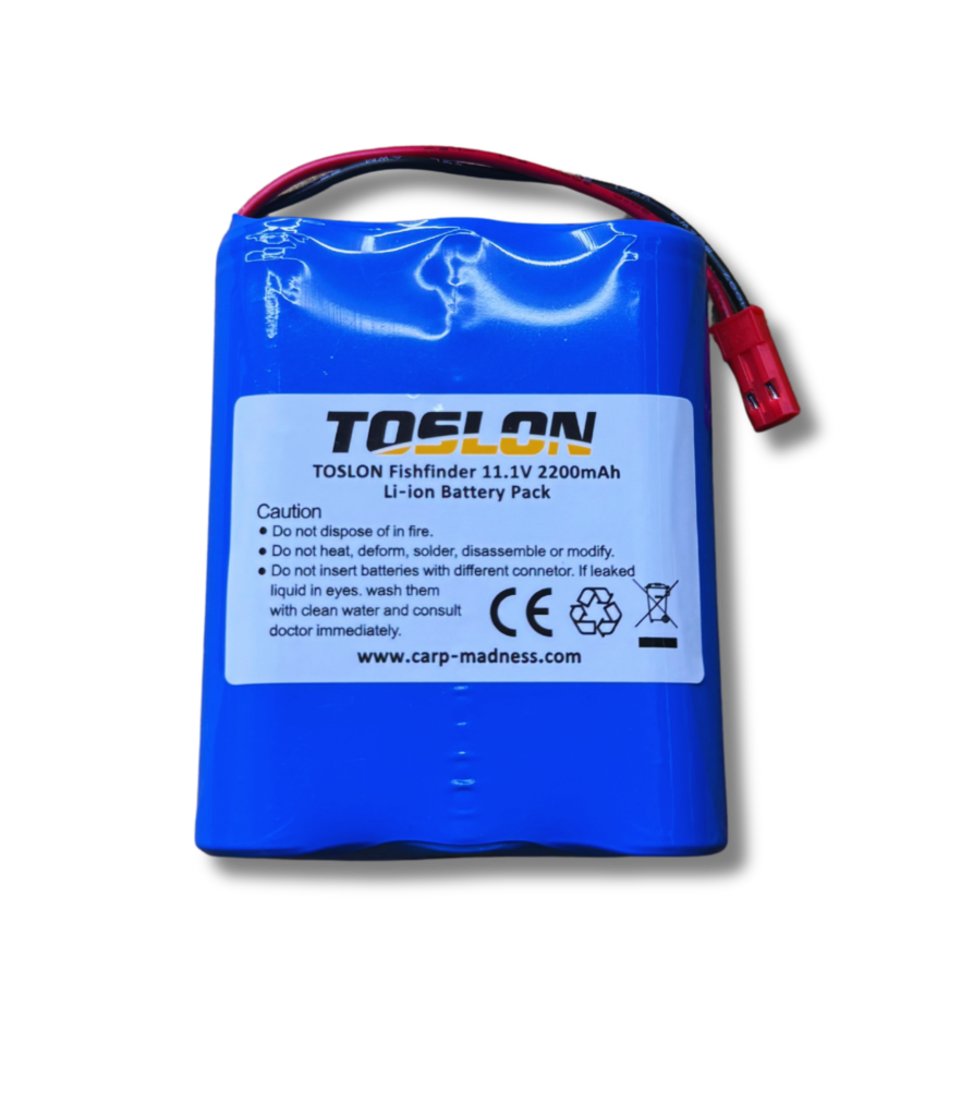 Toslon fishfinder li-ion accu pack