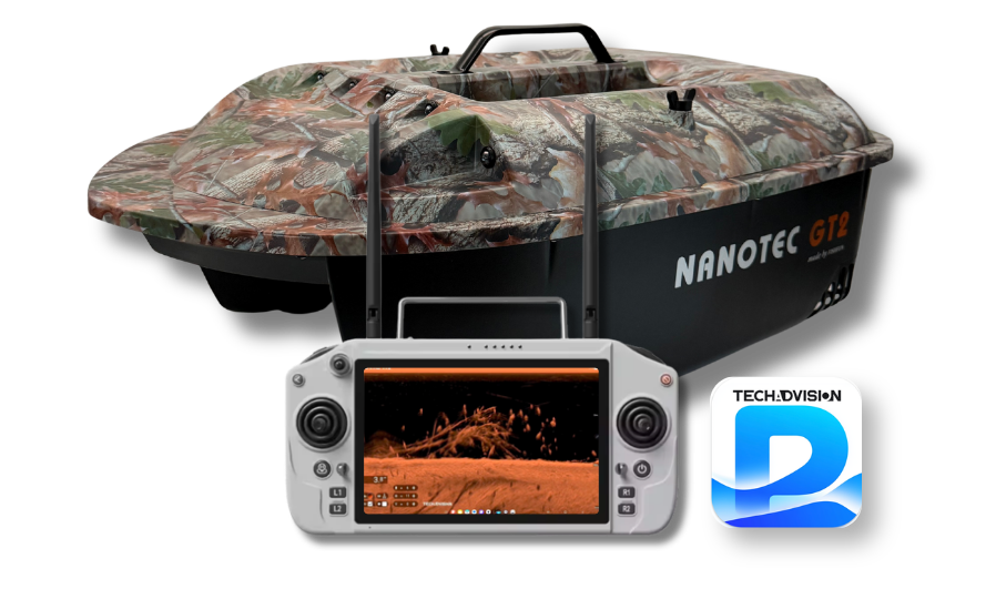 GT2 Sonar voerboot - Camo BlackPulse G20